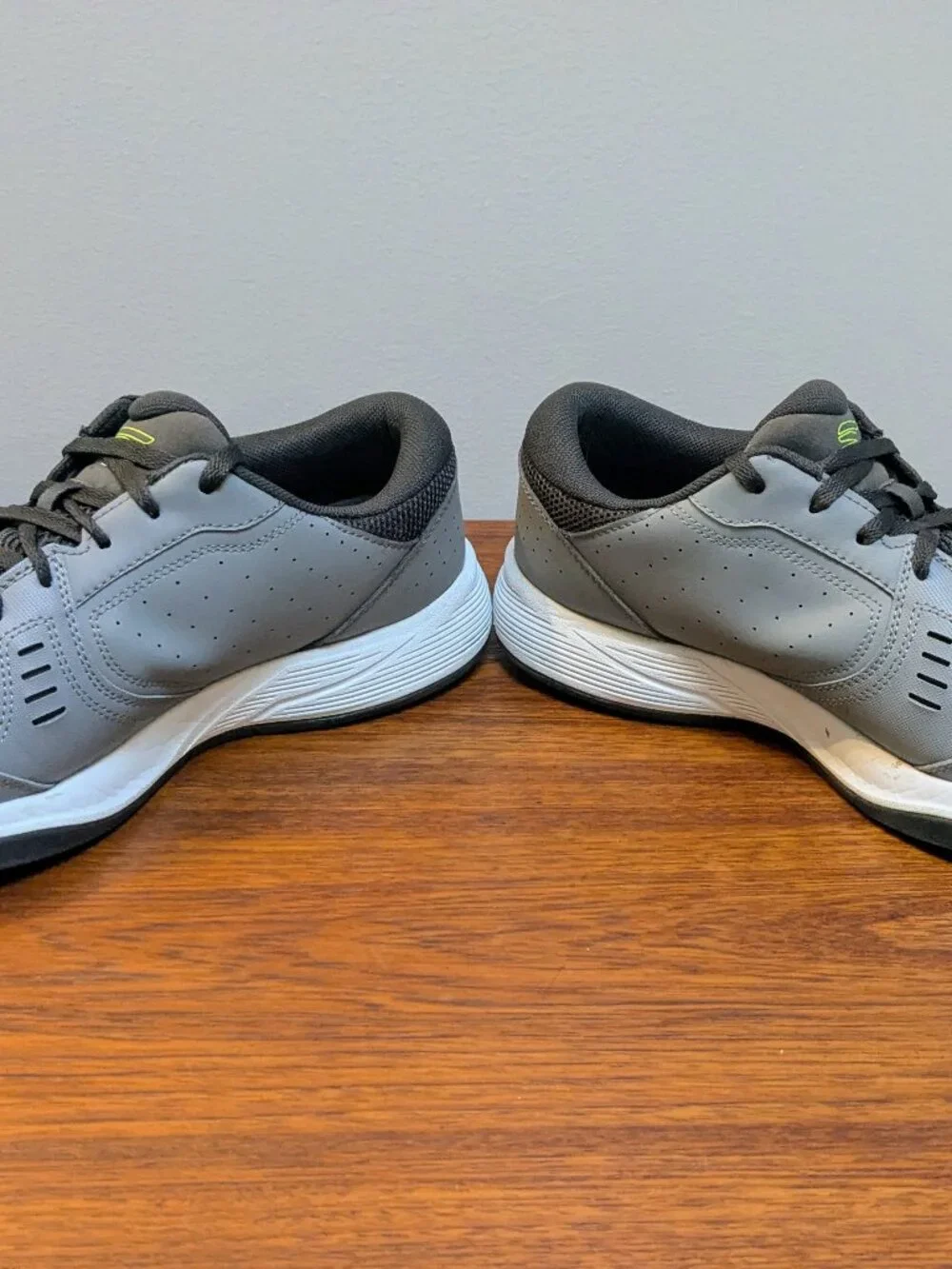 🎾 Skechers Viper Court Smash Pickleball Shoes - Gray/Lime (8.5 X-Wide) - Picture 3 of 8